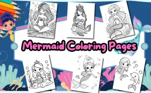Mermaid Coloring Pages