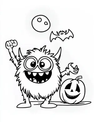 Monsters and Creatures Coloring Page by Mindset Flow