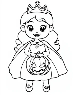 Mystical Vampire Queen with Ornate Features Coloring Page by Mindset Flow
