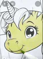 Rainy Day Unicorn Holding An Umbrella Unicorn Coloring Page-HowToVideo Rainy Day Unicorn Holding An Umbrella Unicorn Coloring Page-HowToVideo