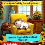 Relaxing Moments Comfy And Cuddly Coloring Book Digital Printable Version by Mindset Flow