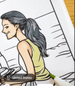 Romantic Couple Picnic On The Beach Printable Coloring Page-HowToVideo