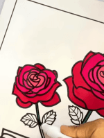 Rustic Wagon With Roses Flower Coloring Page How To Video