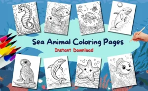 Sea Animal Coloring Pages