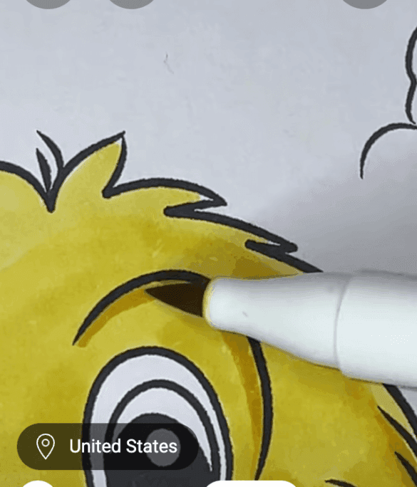 Smiling Baby Duckling Hatching from Easter Egg Coloring Page-HowToVideo