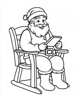 Smiling Santa Christmas Coloring Page Family Fun By Mindset Flow