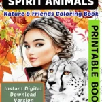 Spirit Animals Nature And Friends Coloring Book Digital Printable Version by Mindset Flow