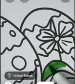 Spring Easter Eggs with Butterfly Coloring Page-HowToVideo