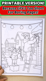 Together Again Christmas Coloring Book Flip Through