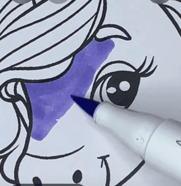 Unicorn Lying on a Fluffy Cloud with Easter Eggs Coloring Page-HowToVideo