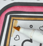 Valentine Card With Hearts Valentine Coloring Page-HowToVideo