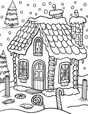 Winter Wonderland Mandala Coloring Page by Mindset Flow
