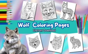 Wolf Coloring Pages